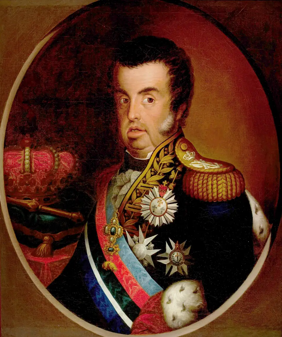 Simplício Rodrigues de Sá, retrato de d. João VI (c. 1820)