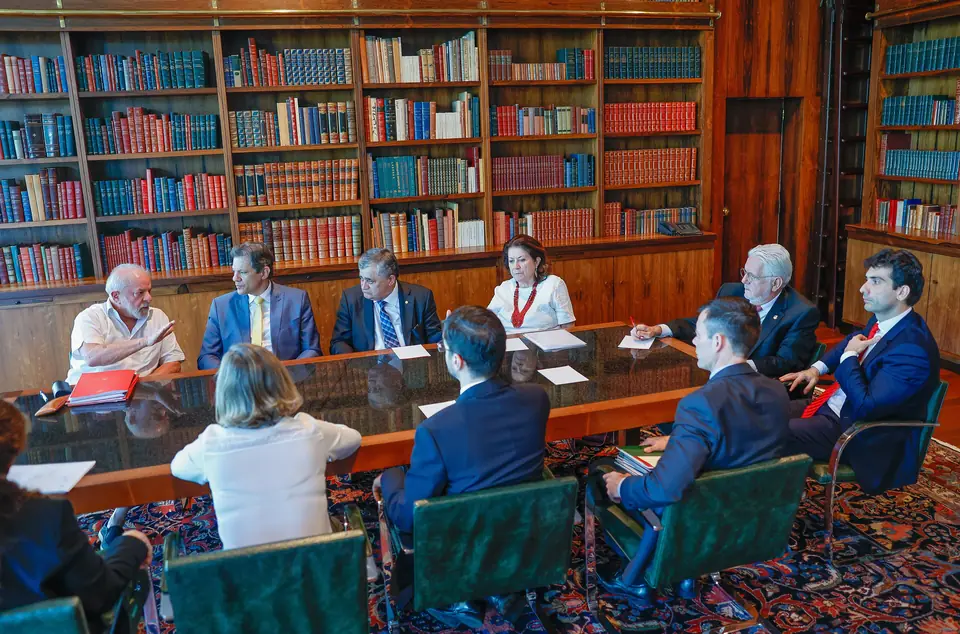 Reunião de trabalho sobre o novo arcabouço fiscal no Palácio do Planalto (29/03/2023)