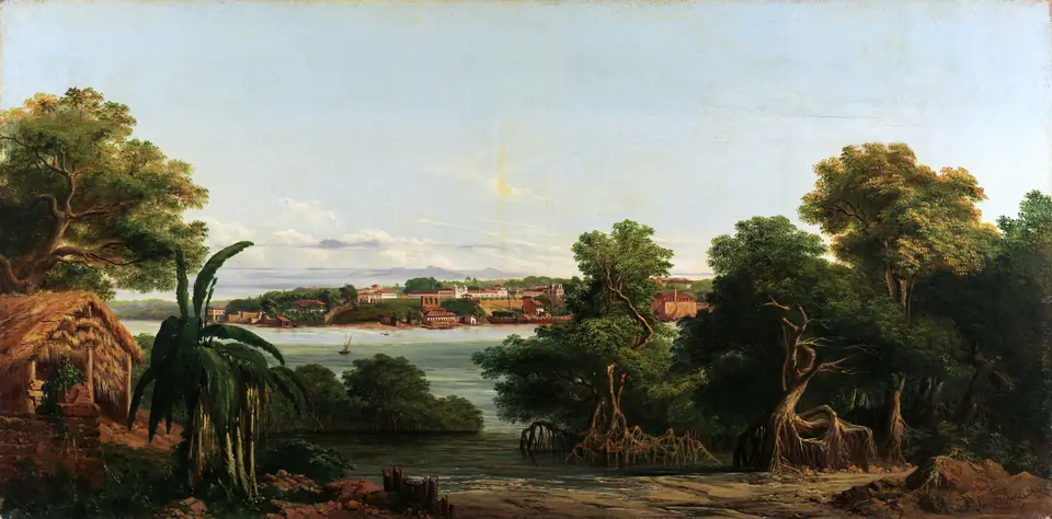 Giuseppe Leone Righini, “Vista de São Luís do Maranhão” (1863)