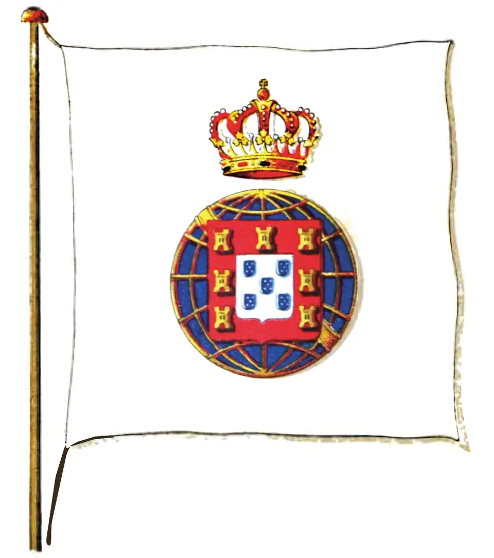 A bandeira do Reino Unido de Portugal, Brasil e Algarves (1816-1825)