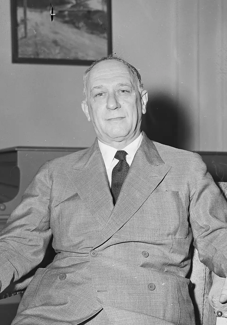 Alexandre Marcondes Filho, ministro do Trabalho que conduziu a Consolidação, em 1955