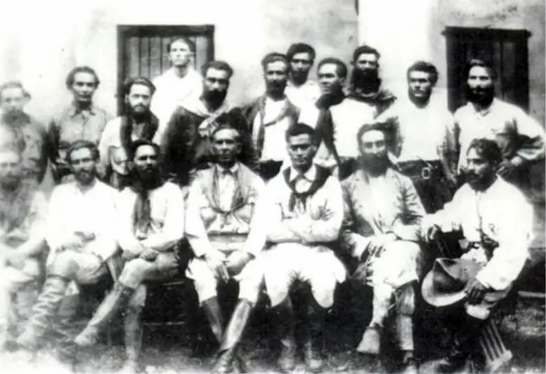 O comando da Coluna, c. 1925