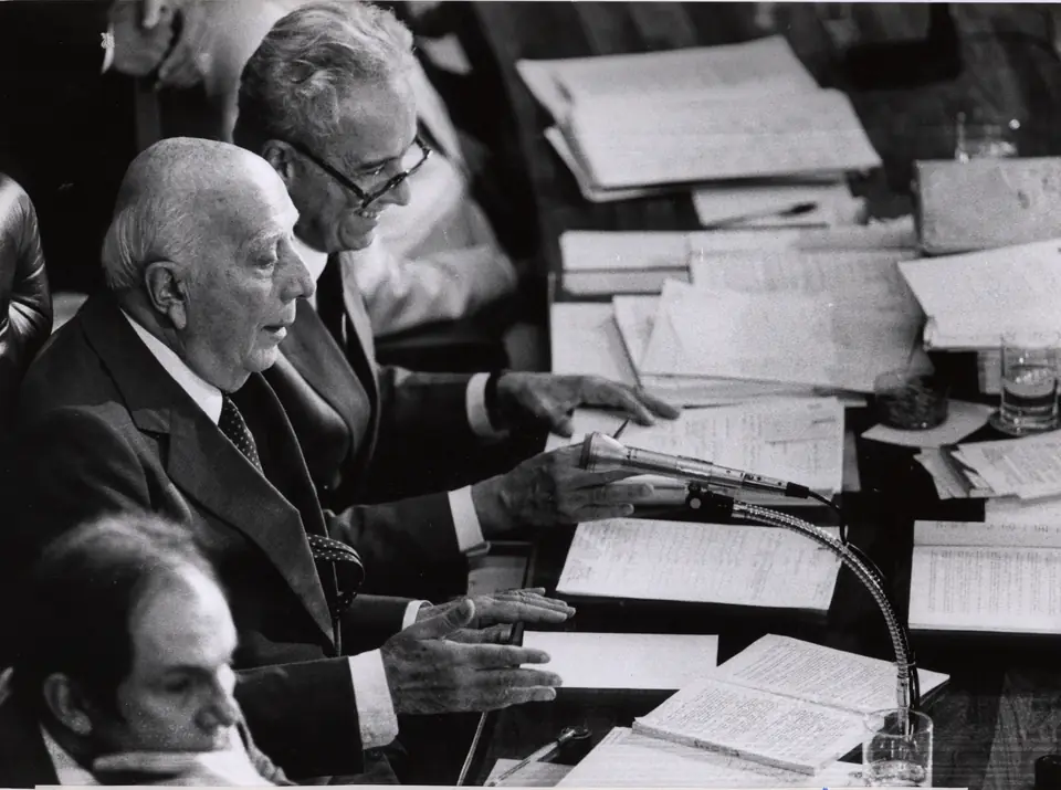 Ulysses Guimarães na Constituinte, 22 de março de 1988