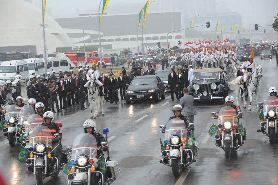 A posse de Dilma Rousseff, em 01/01/2011