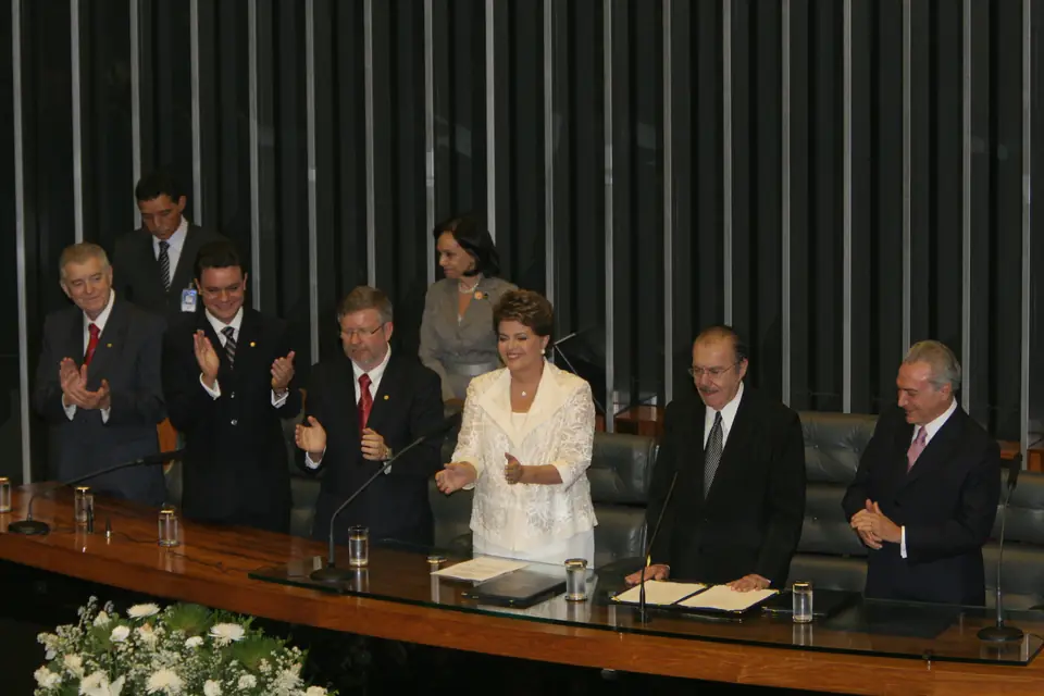 Dilma Rousseff na sessão solene de posse no Congresso (01/01/2011)