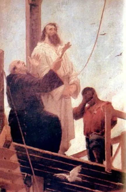 Aurélio de Figueiredo, “O martírio de Tiradentes” (1893): Tiradentes a caminho da forca