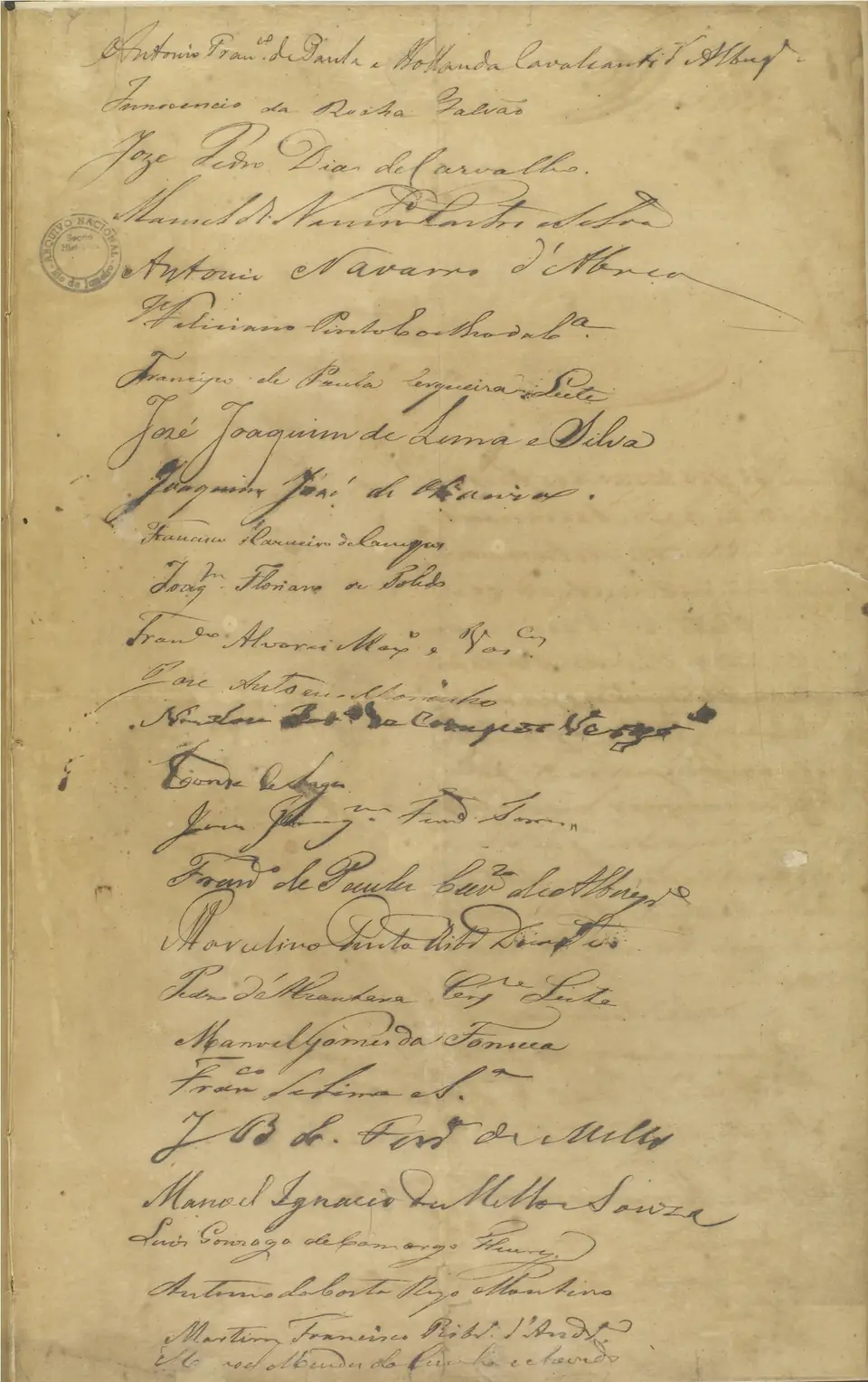 Abaixo-assinado de deputados e senadores pela maioridade, 22 de julho de 1840