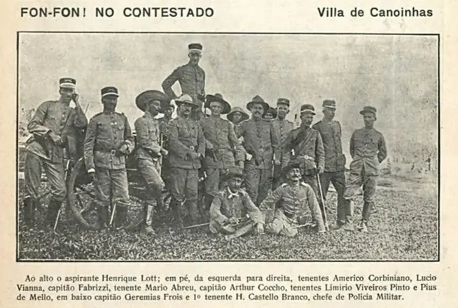 “Fon-Fon! no Contestado”: oficiais em Canoinhas, na revista Fon-Fon, 1914-1915