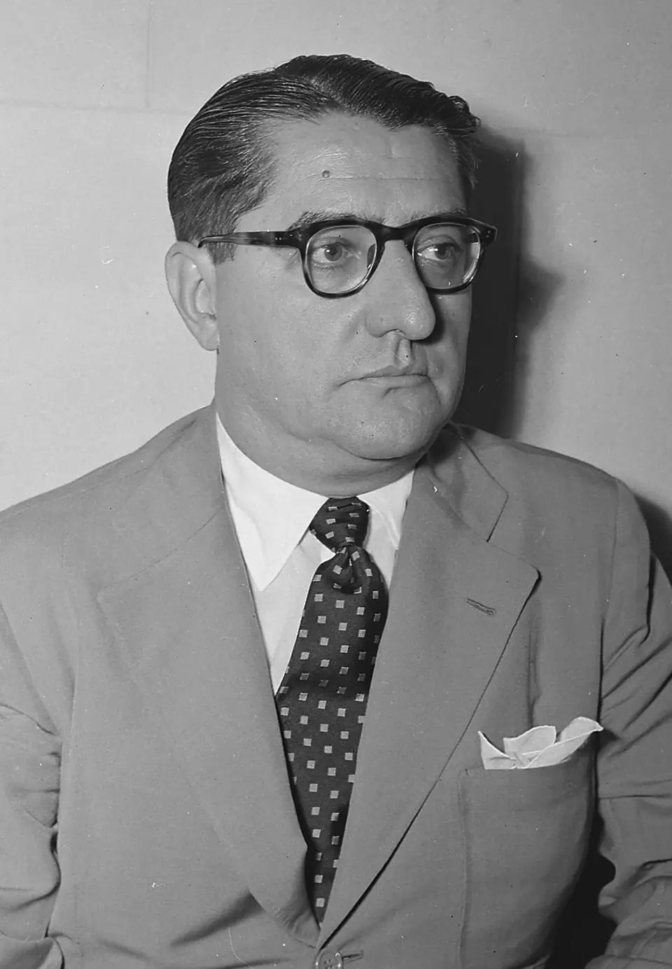 Afonso Arinos de Melo Franco, autor do projeto, em 1945