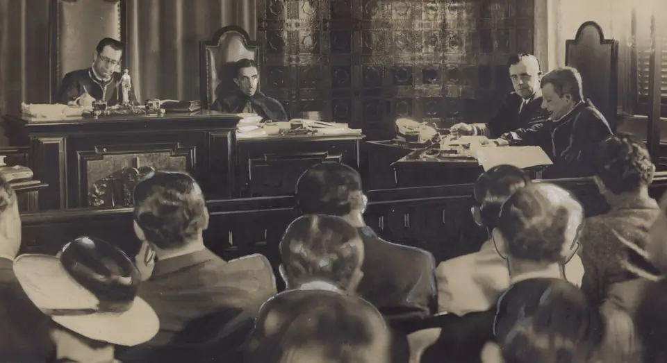 Julgamento dos líderes do levante no Tribunal de Segurança Nacional, 1937