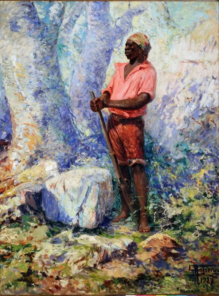 Antônio Parreiras, “Zumbi” (1927): retrato imaginado; não há retrato de época