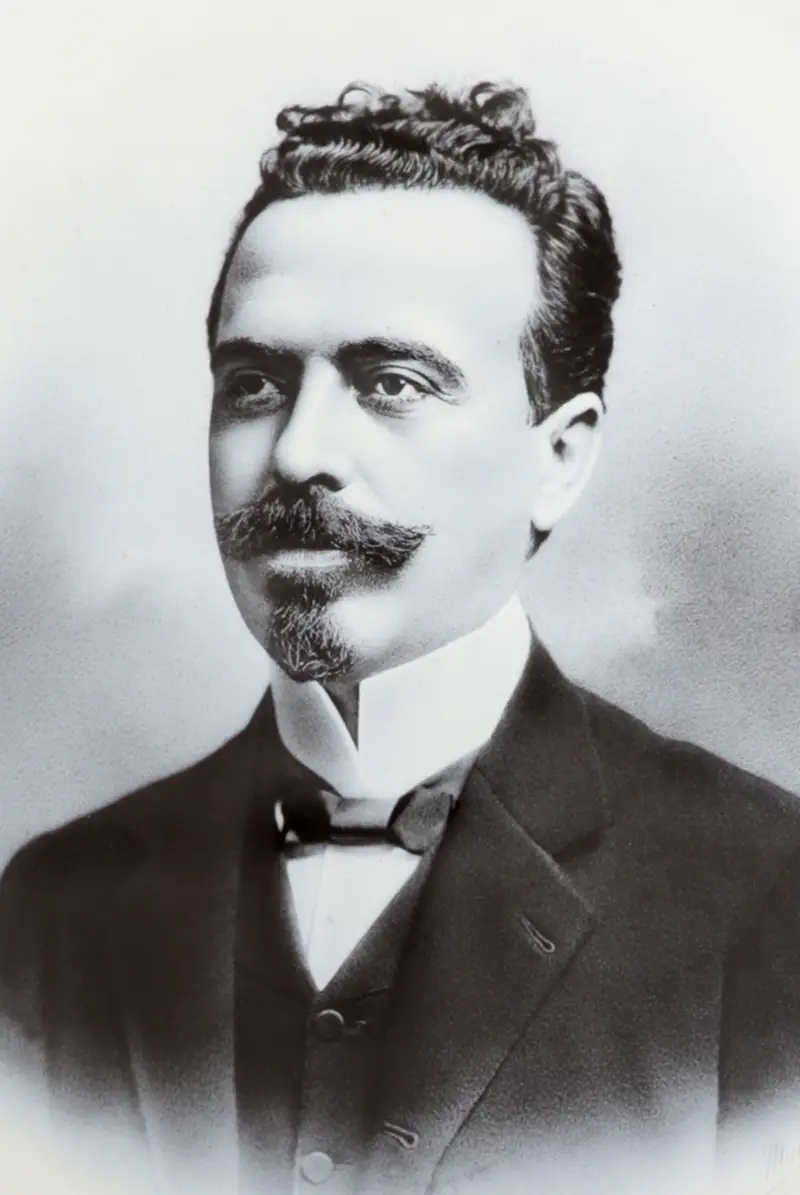 Foto oficial de Nilo Peçanha, presidente de 1909 a 1910