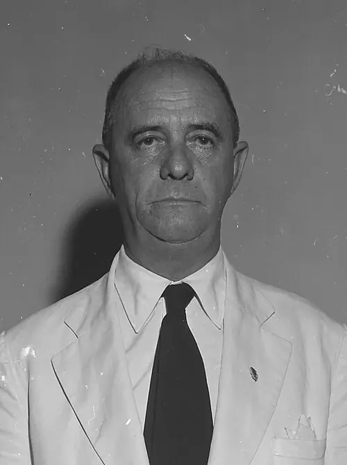 O general Olímpio Mourão Filho, autor do documento, em 1957