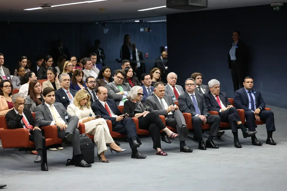 A sala da Primeira Turma do STF no julgamento da denúncia sobre o núcleo 1 da trama golpista (25/03/2025)