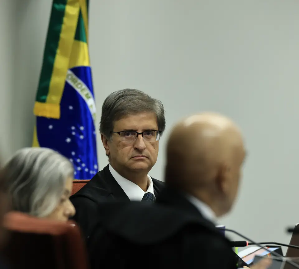 Paulo Gonet, procurador-geral da República, na Primeira Turma do STF durante o julgamento da denúncia (25/03/2025)