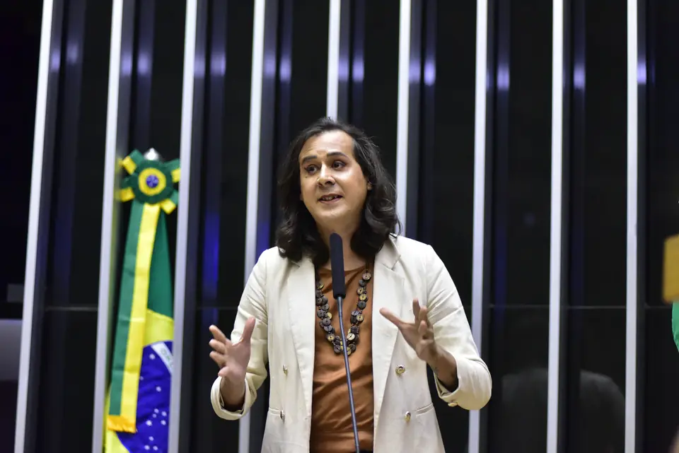 Duda Salabert (PDT-MG) na Câmara dos Deputados (março de 2023)