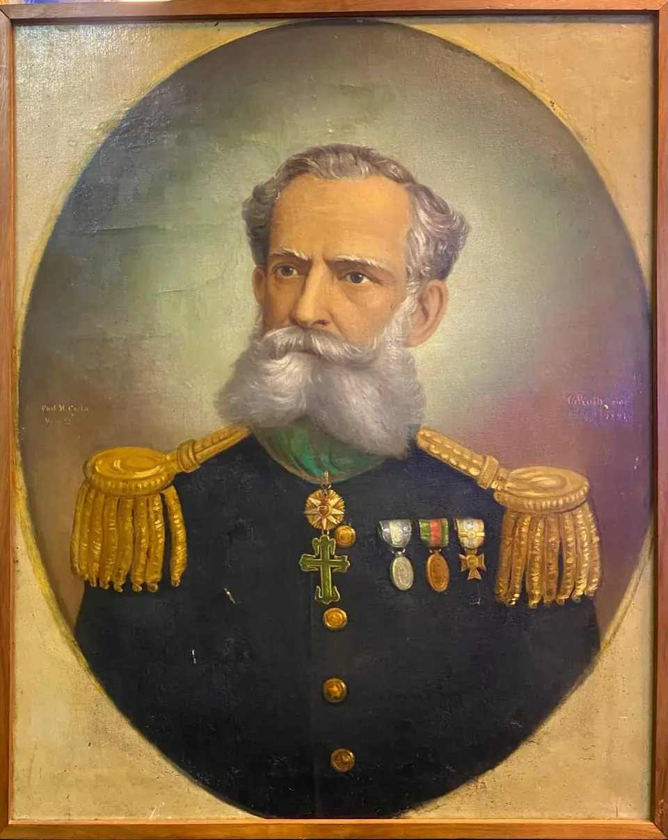 G. A. Roth, retrato do marechal Deodoro da Fonseca (1891), chefe do Governo Provisório