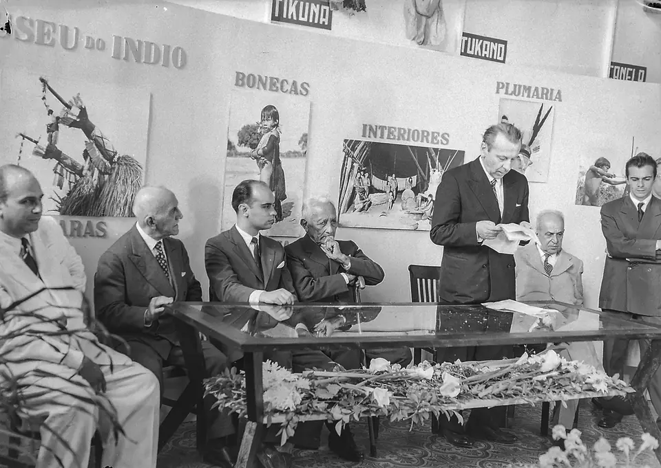 Inauguração do Museu do Índio pelo SPI, Rio de Janeiro, 20 de março de 1953