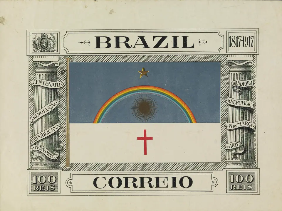 Gravura comemorativa do centenário da revolução republicana de 1817