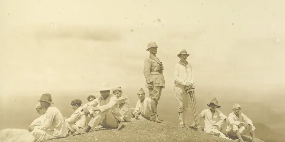 Marechal Rondon no pico da Pedra de Cucuí, São Gabriel da Cachoeira (AM), Comissão de Inspeção de Fronteiras, 1929-1930